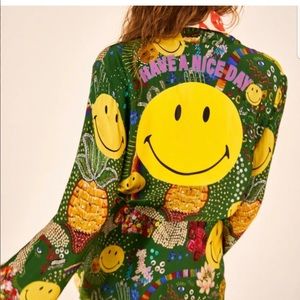 Farm Rio Smiley Kimono Jacket XS